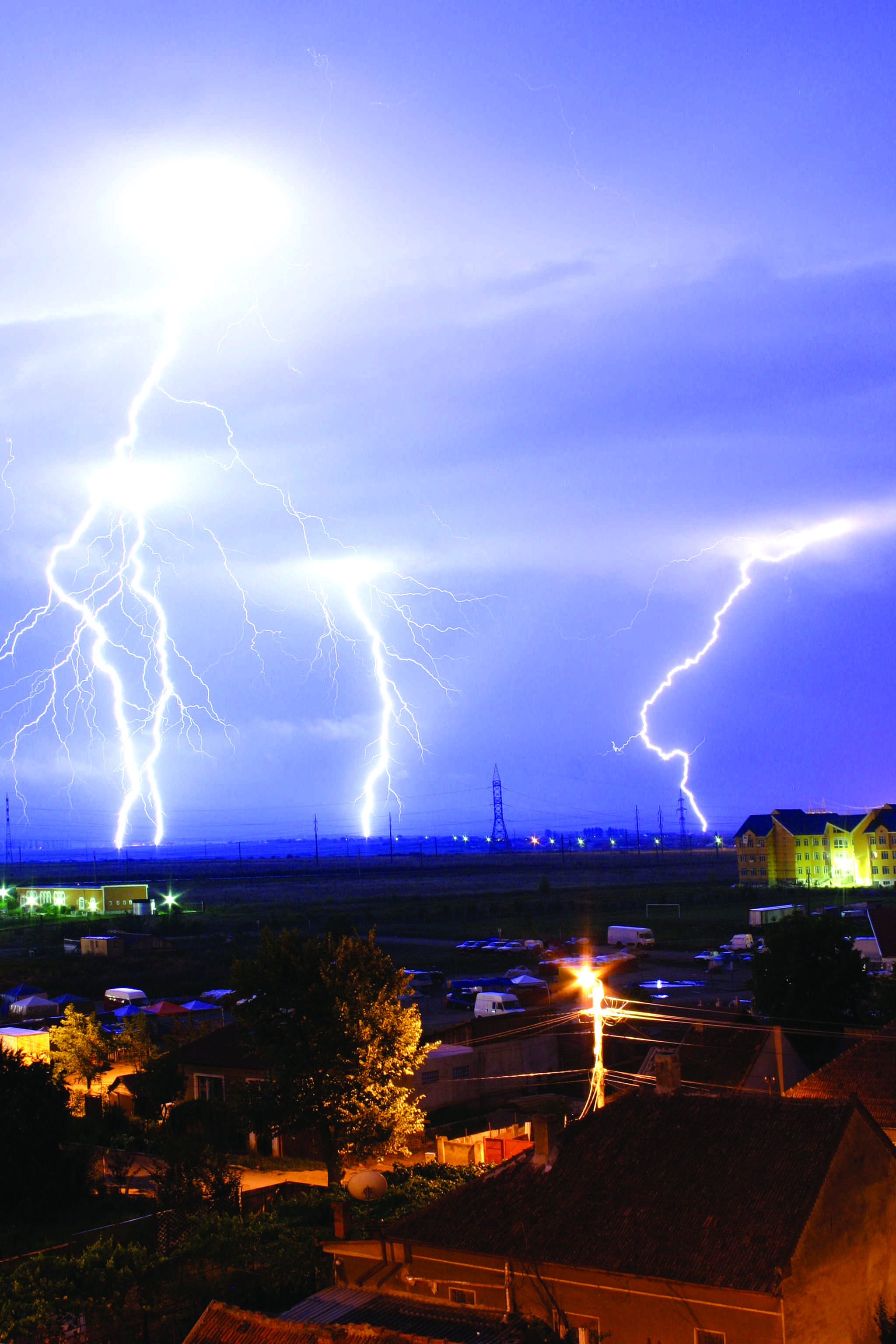 Lightning over Romania
