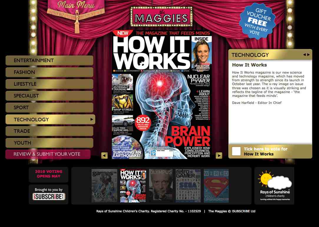 How It Works nominated for Maggie award