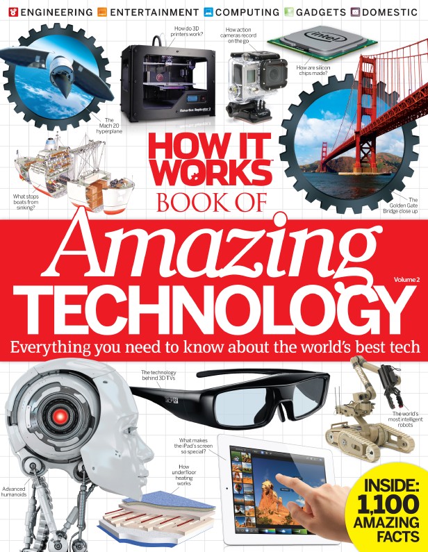 How It Works Book of Amazing Technology Vol 2 on sale now! How It Works