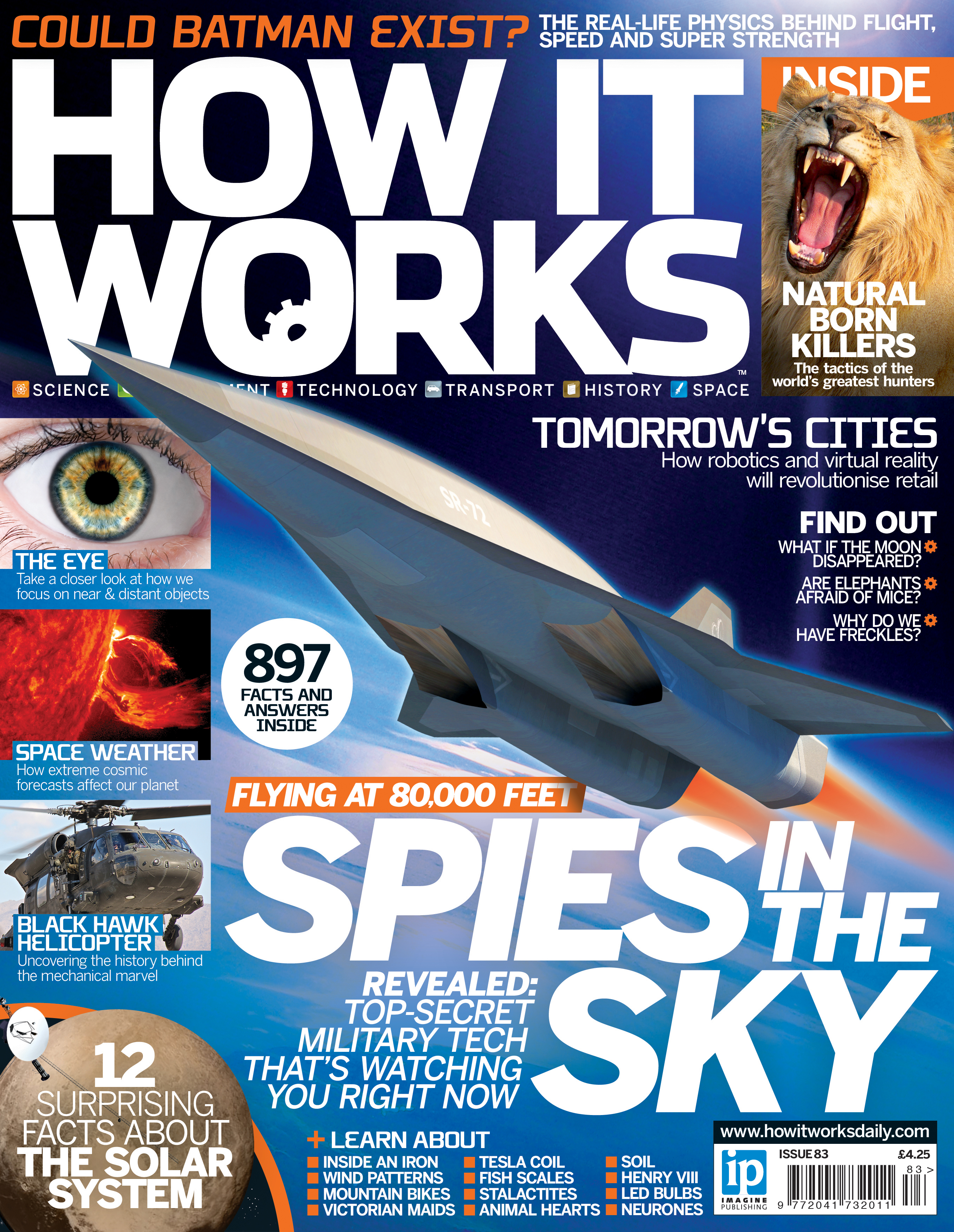 How It Works issue 83 'Spies in the sky' cover