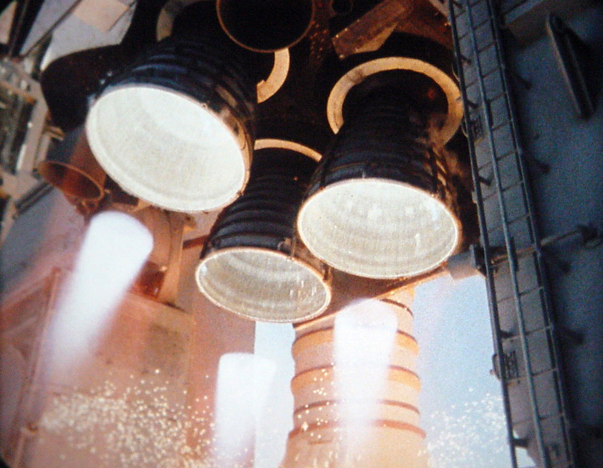 Space Shuttle blast off