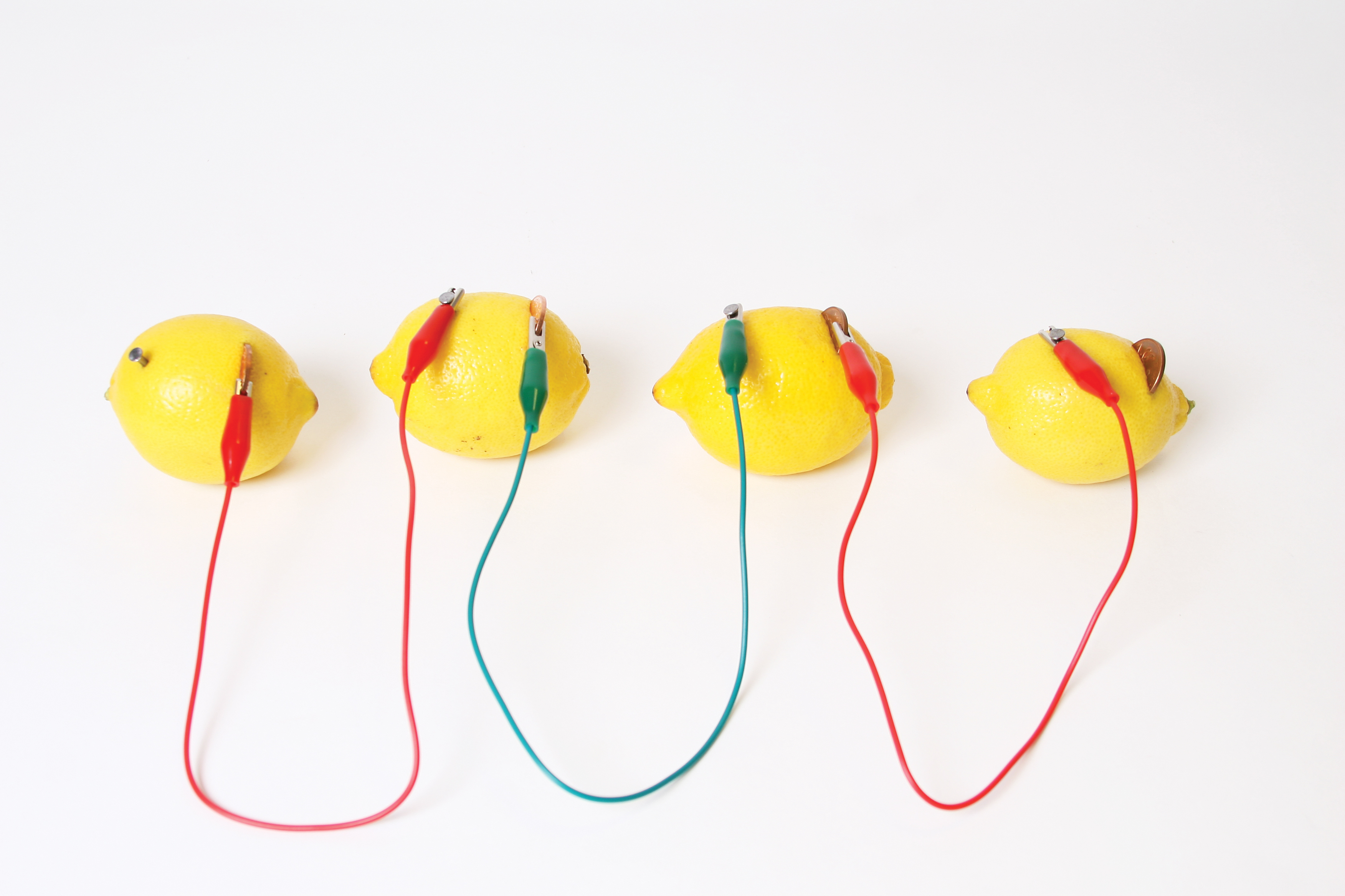 Lemon battery experiment step 2
