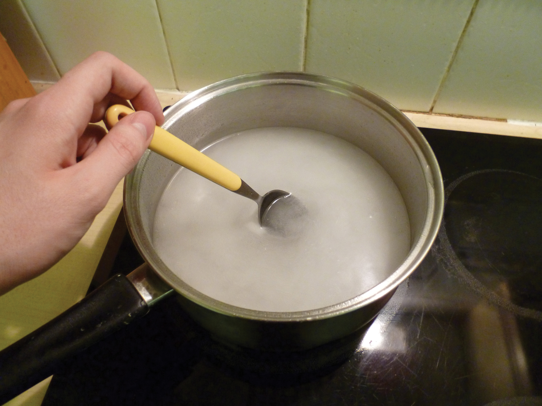Hot ice experiment - step 1