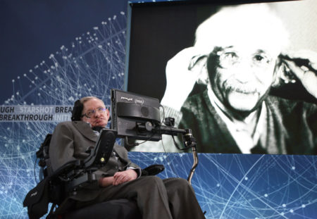 Stephen Hawking announcing Breakthrough Starshot