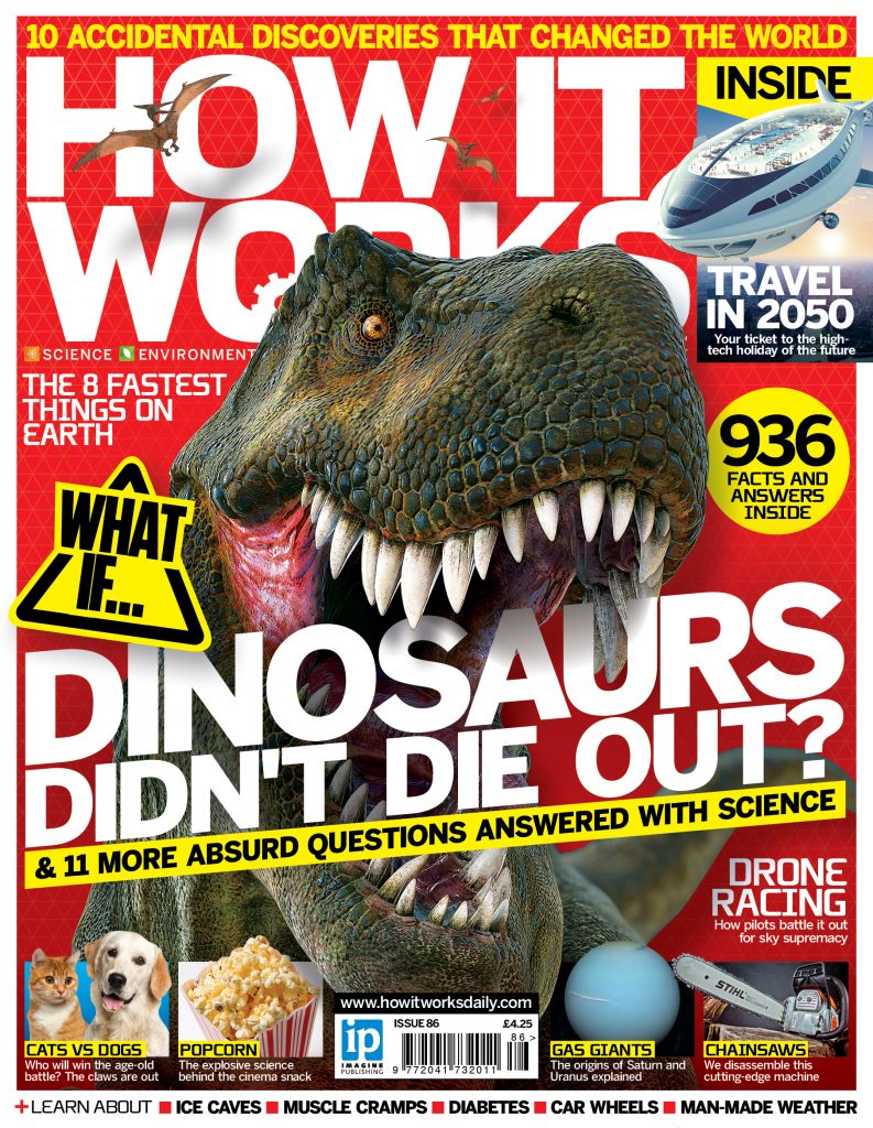 What if the dinosaurs didn't die out? Find out in How It 
