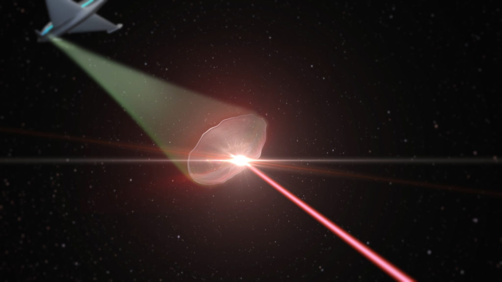 Real lasers and deflector shields
